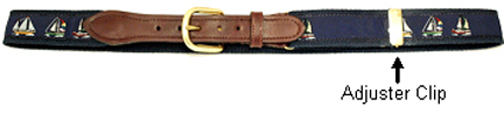 Adjustable Leather Tip Belts Plain and Embroidered