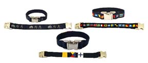 Code Flag Bracelets and Pendants