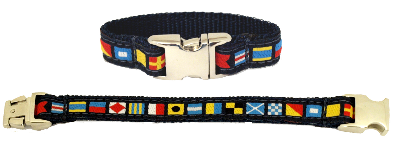 Nautical Code Flag Bracelet