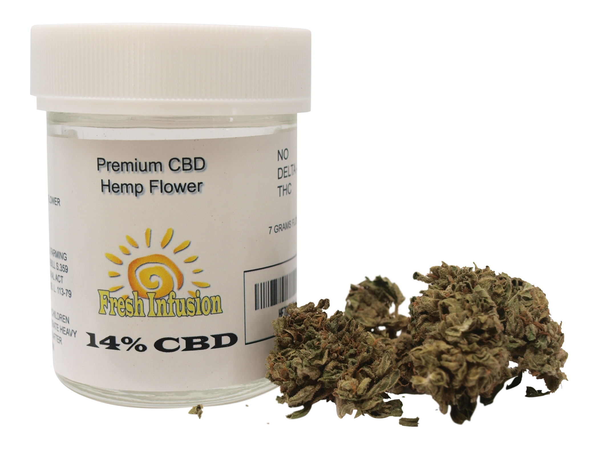 Premium Natural Hemp Flower Buds for Pain and Stress, 7 Grams Premium Natural Hemp Flower Buds for Pain and Stress, 7 Grams