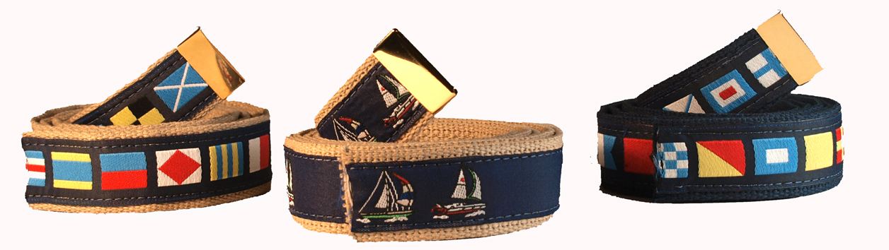 Fish Sportfishing design Solid Brass Marine web Military style belt buckle NEW 