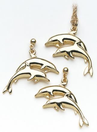 Dolphins-Gold - Click Image to Close
